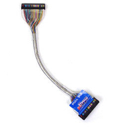 12 Inch Silver Floppy Drive Cable (Single) - High-Speed Data Transfer for Vintage Computers & Retro Gaming PCs