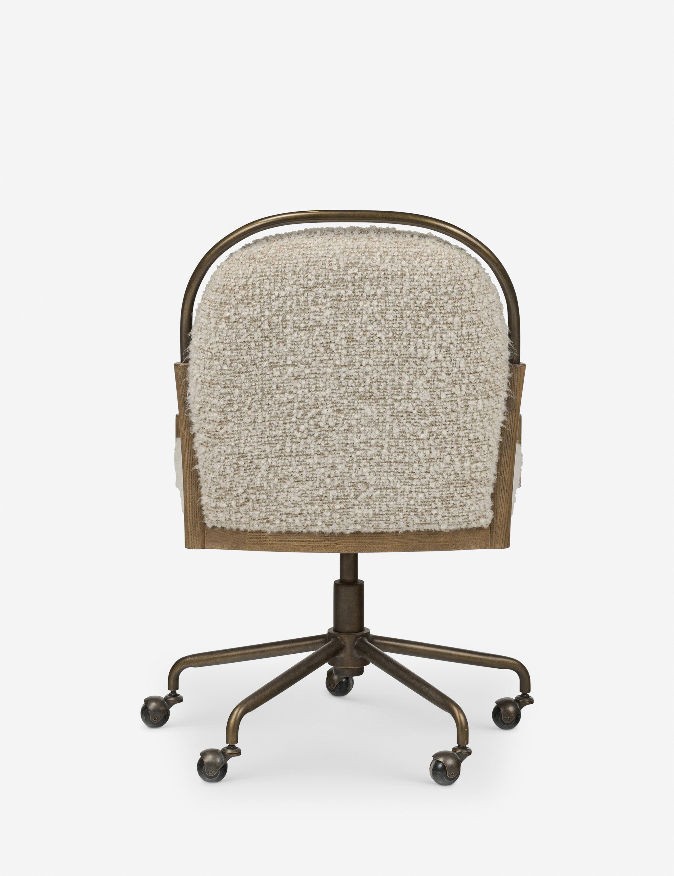 Demi Office Chair by Amber Lewis x Four Hands - Ergonomic Home Office Chair for Comfort & Style - Perfect for Remote Work & Study Spaces