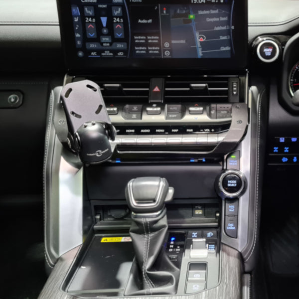 Toyota LandCruiser 300 (2022+) VX Sahara GR Sport Sahara ZX Car Phone Mount - Industrial Evolution InDash Universal Holder for Smartphones - Perfect for Off-Roading, Navigation & Hands-Free Driving