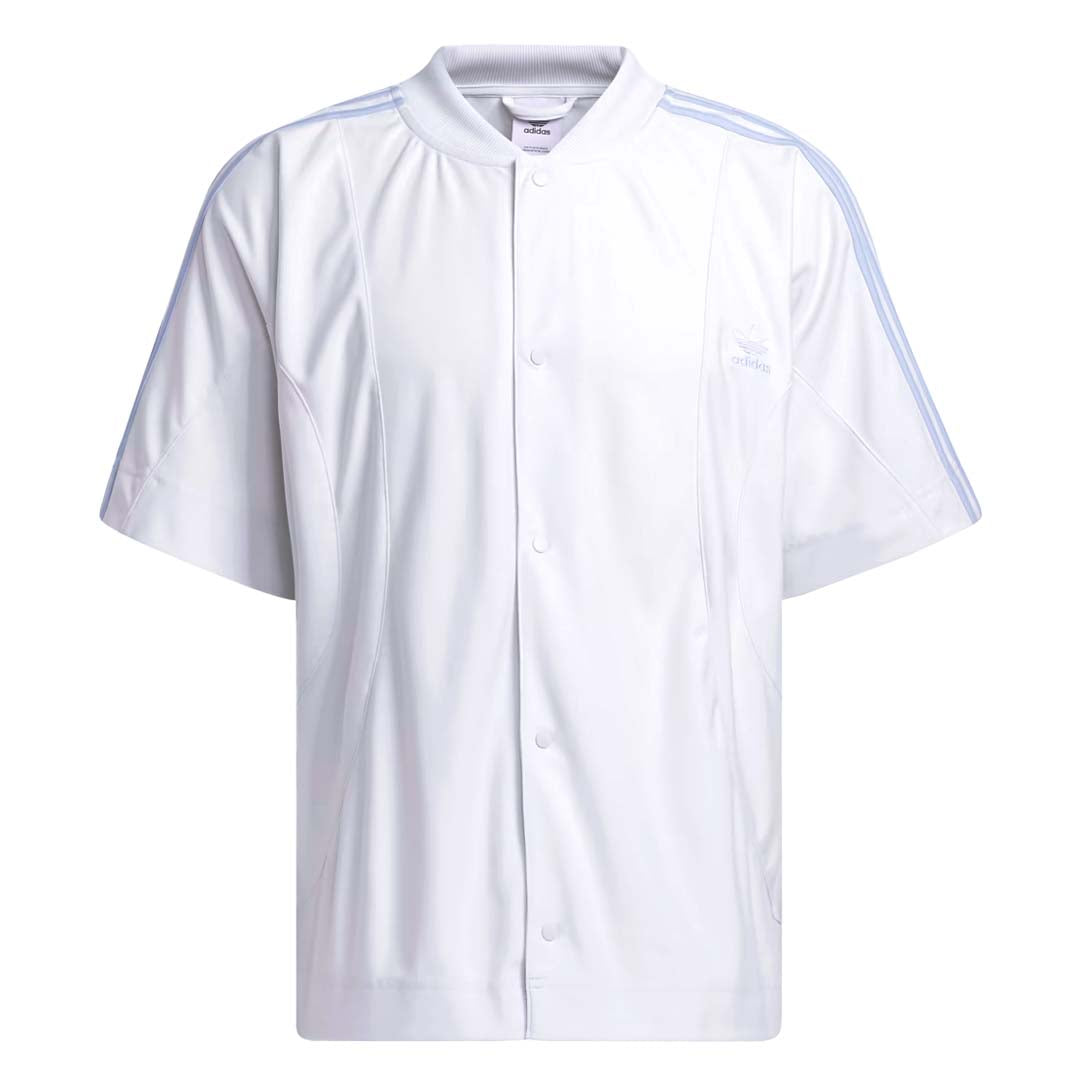 Adidas Men's Baseball Snap Top Jacket (IC5555) - Stylish & Comfortable for Casual Wear, Sports & Outdoor Activities