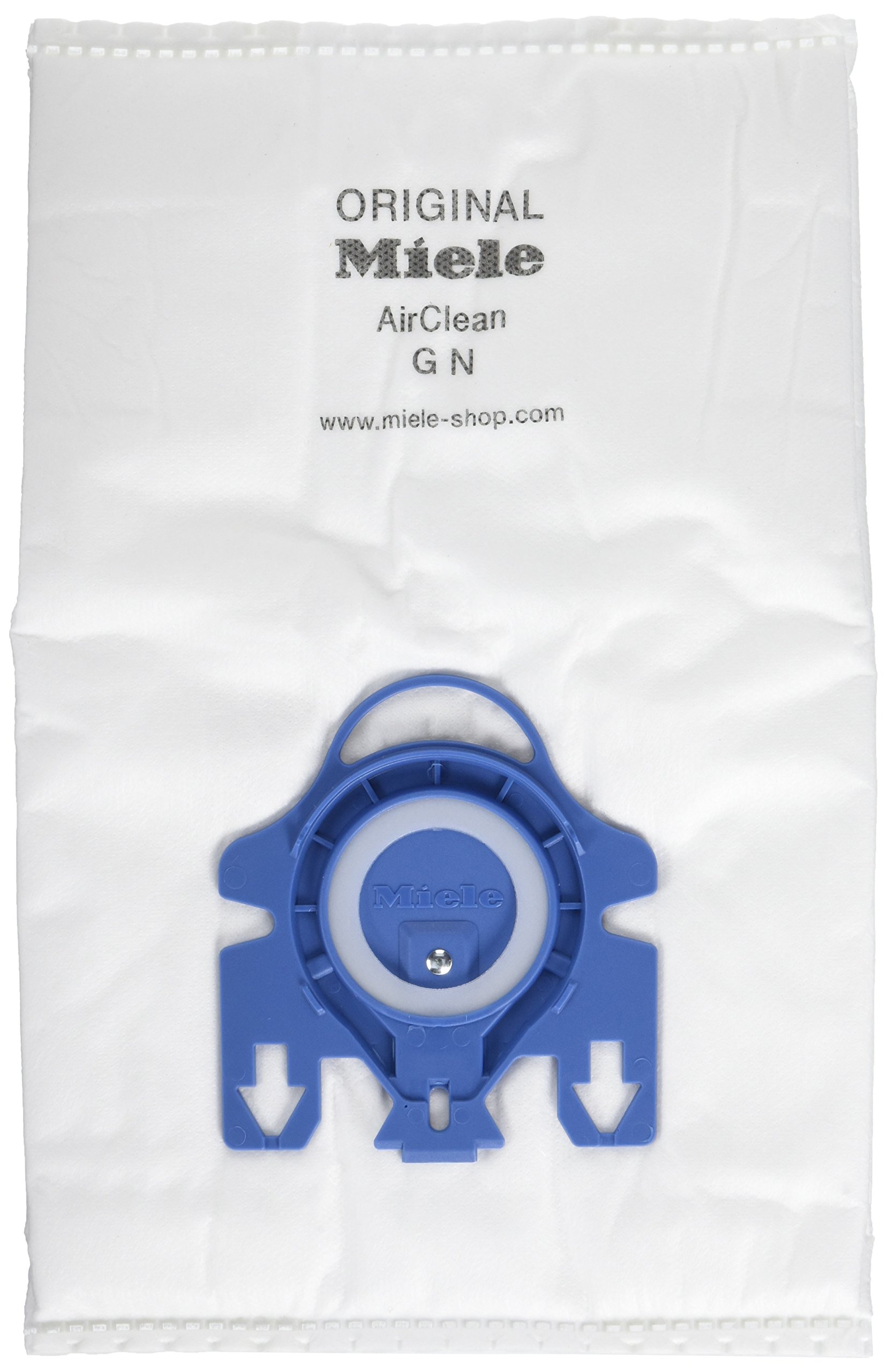 Miele AirClean 3D Efficiency Dust Bags - GN Type (16 Bags + 8 Filters) | Premium Vacuum Cleaner Replacement | Ideal for Home Cleaning & Pet Hair Removal