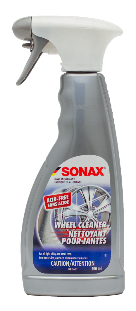 SONAX 230200 740 Wheel Cleaner - 500ml Heavy Duty Brake Dust Remover for Alloy & Painted Wheels (Non-CARB Compliant) - Perfect for Car Detailing & Auto Maintenance