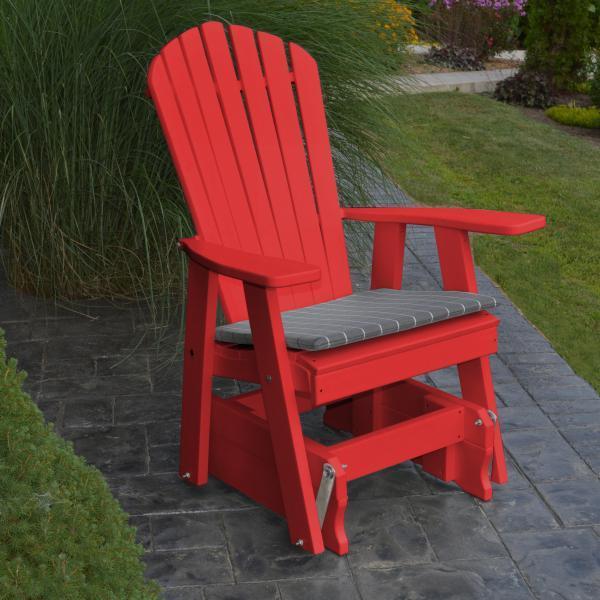 Premium Poly Adirondack Gliding Chair - Durable Outdoor Rocking Patio Furniture for Garden, Deck & Backyard Relaxation | Weather-Resistant & Comfortable Seating Solution