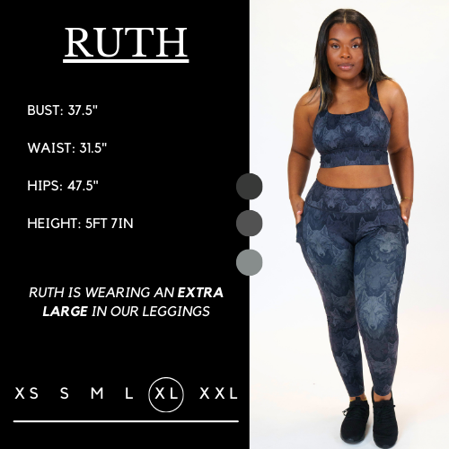 Shadow Wolves Leggings for Women - High Waisted Yoga Pants with Pockets, Soft & Stretchy Workout Leggings - Perfect for Gym, Running, Lounge & Everyday Wear