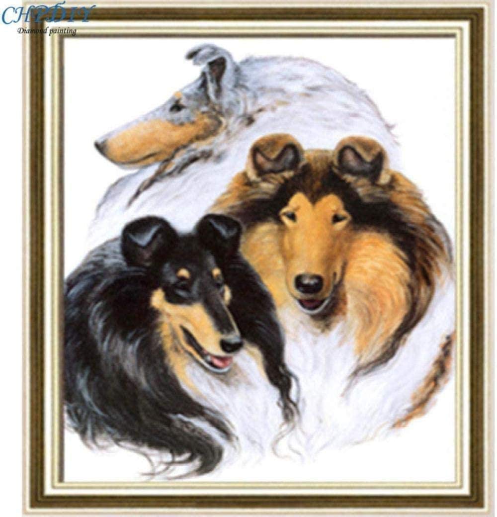 Stamped Cross Stitch Kits for Beginners - DIY Animal Dog Embroidery Kit with 11CT Pre-Printed Fabric, Needlepoint Supplies for Adults, Christmas Gift, Home Decor (16x20 Inch) - Perfect for Relaxation, Wall Art & Craft Projects