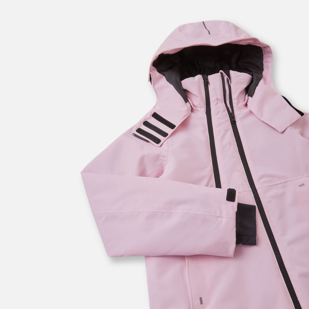 Reima Perille Girls Ski Jacket - Waterproof Winter Coat for Kids, Pale Rose - Warm Snow Jacket for Skiing, Snowboarding & Outdoor Activities