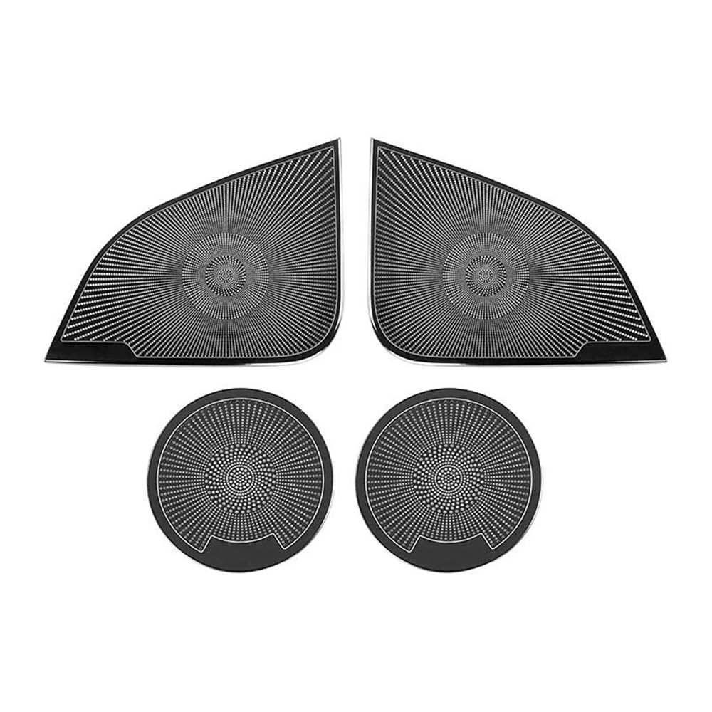 Tesla Model Y 2021-2024 Car Speaker Cover Trim - Premium Door Speaker Cover Sticker for Enhanced Sound & Interior Protection | Perfect for Car Audio Upgrades & Interior Customization