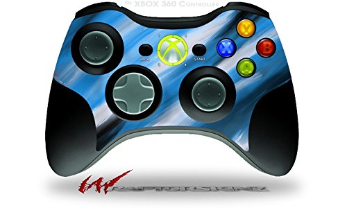 XBOX 360 Wireless Controller Skin - Paint Blend Blue Decal for Gaming Protection