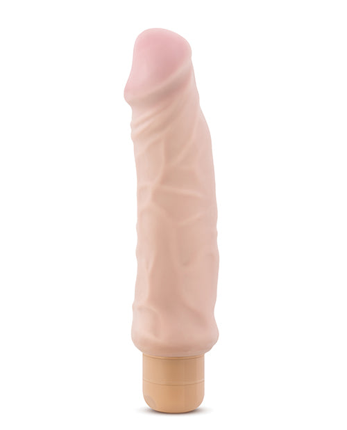 Au Naturel Home Wrecker Vibrating Dildo 9 Inch - Realistic Vanilla Shade for Solo Play & Couples Intimacy - Waterproof & Body-Safe Silicone Adult Toy