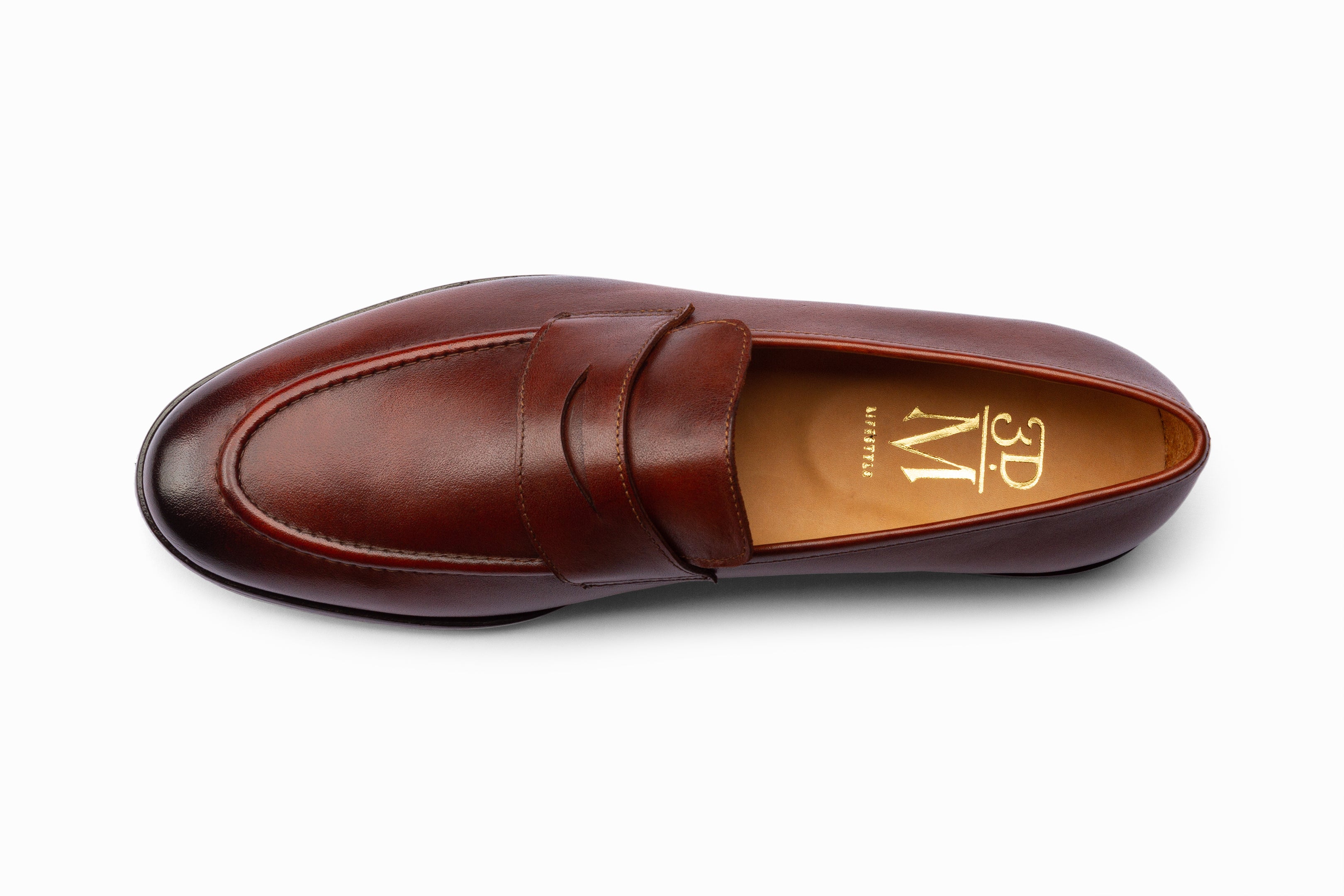 Premium Brown Penny Loafers for Men - Classic Slip-On Dress Shoes for Business, Casual & Office Wear - Comfortable & Stylish Leather Shoes for Everyday Use