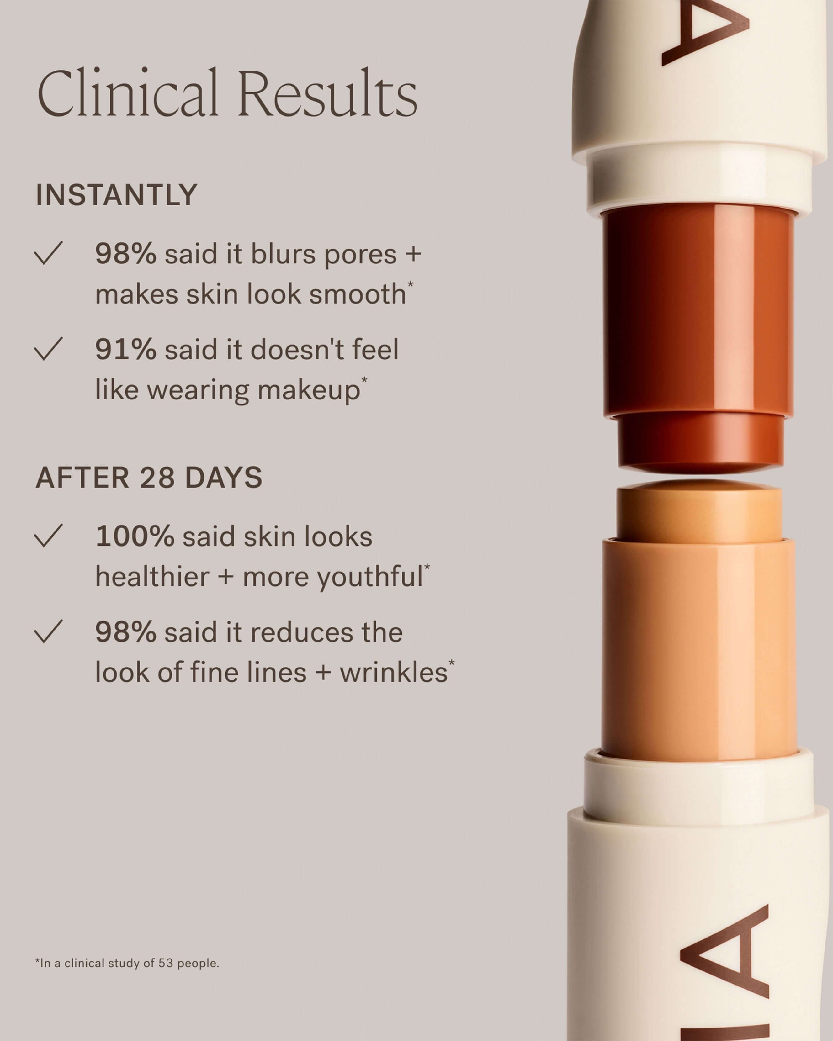 Skin Rewind Complexion Stick - Brightening & Anti-Aging Face Makeup Stick for Flawless Coverage | Perfect for Daily Use, Travel & On-The-Go Touch Ups