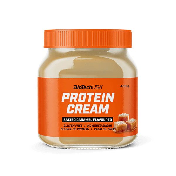 BioTechUSA Protein Cream Salted Caramel 400g - High Protein Snack for Muscle Recovery & Weight Management - Perfect for Post-Workout, Keto Diet & Healthy Lifestyle