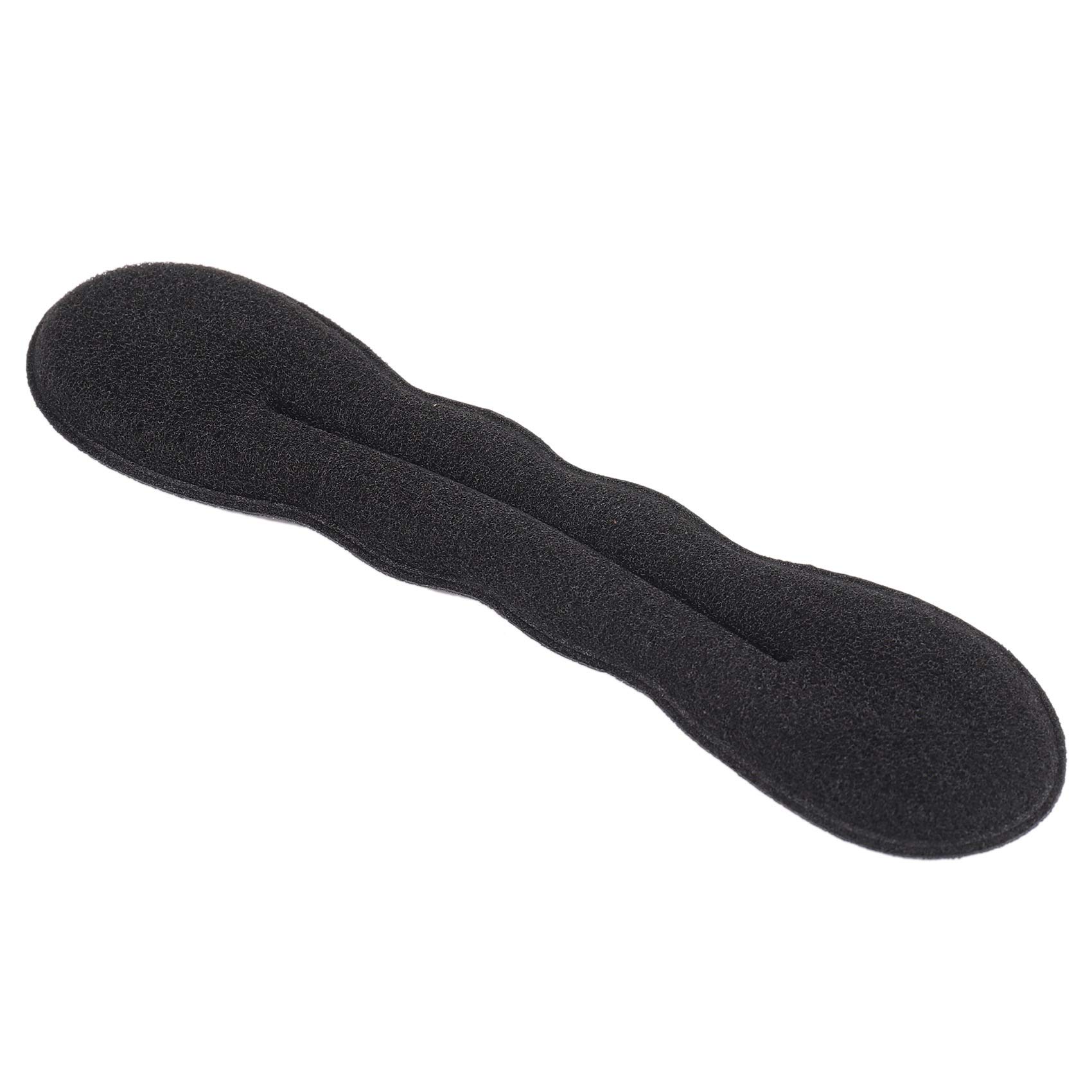 Hair Bun Maker Kit - 2 Small & 2 Large Sponge Bun Shapers for Perfect Hair Buns | Hair Donut Accessories for Women (Black) | Great for Updos, Ponytails & Special Occasions