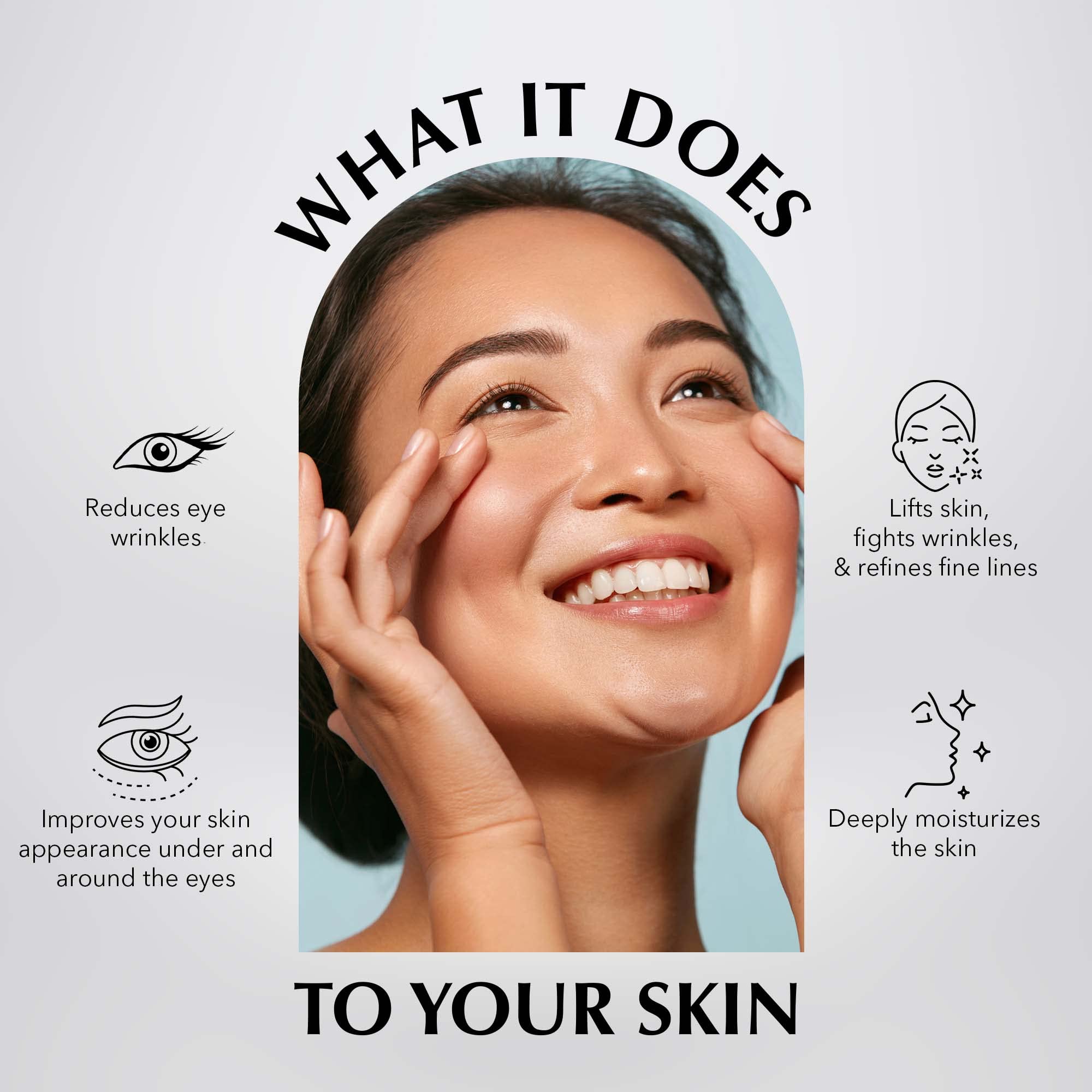 Multi-Vitamin Eye Serum with Vitamins A, B, C & E - Dark Spot Corrector for Face & Under Eyes - Anti-Aging Treatment for Fine Lines, Wrinkles & Age Spots - 30ml - Perfect for Nighttime Skincare Routine & Daily Anti-Wrinkle Care