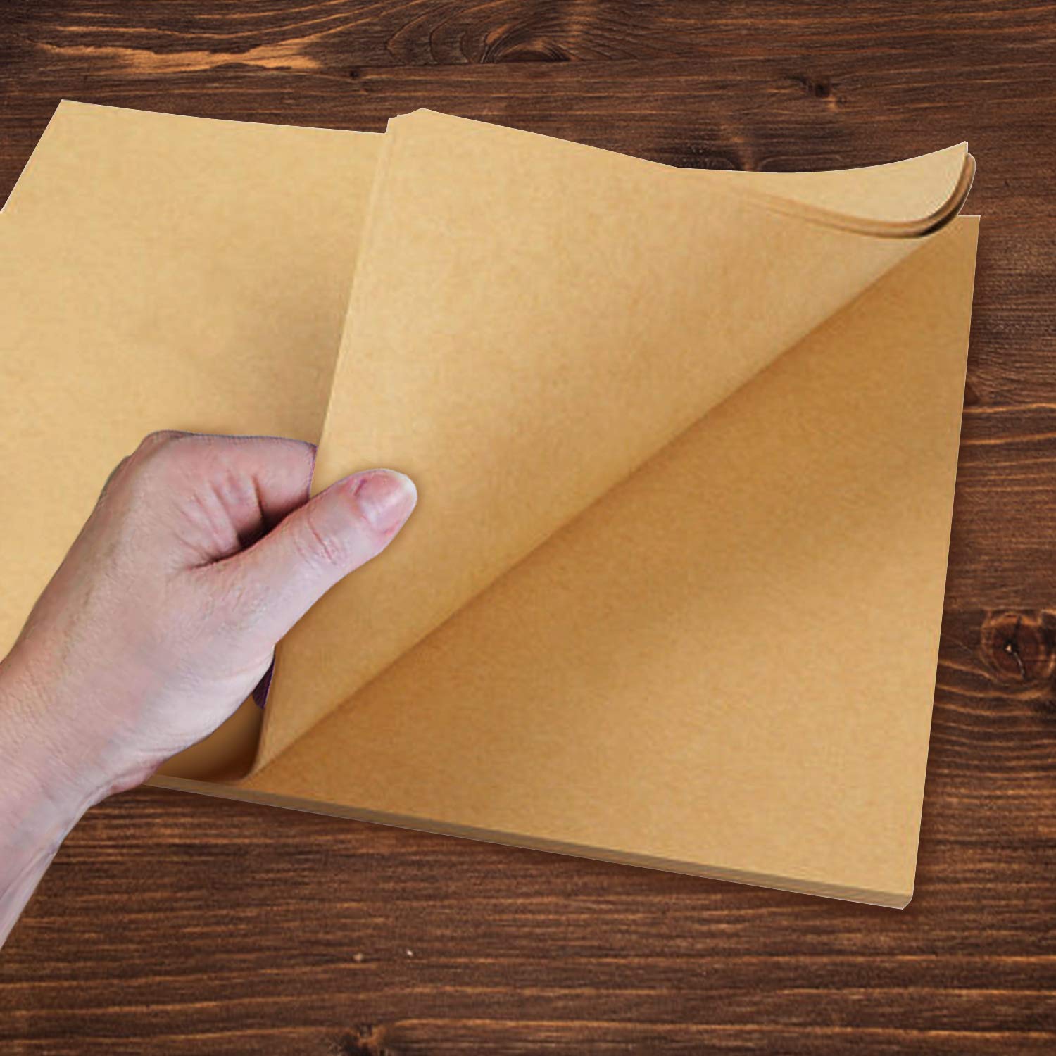 120 Sheets Kraft Paper Letter Size 8.5x11 Inches | 120 GSM (45LB) Brown Craft Paper for Arts, Crafts, Office | Compatible with Laser & Inkjet Printers | Perfect for DIY Projects, Scrapbooking & Professional Printing