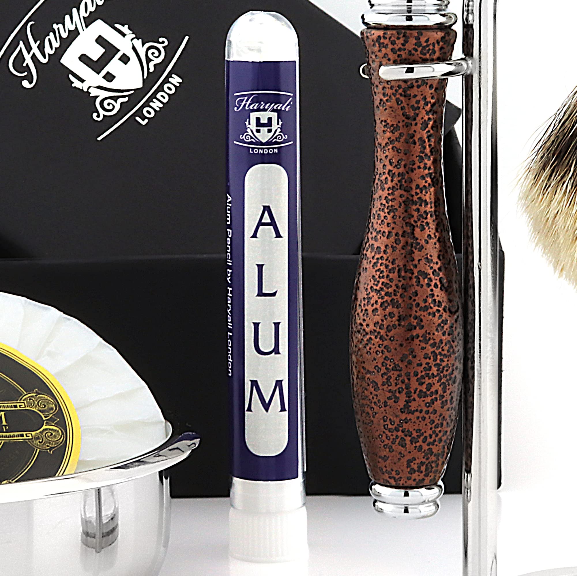 Premium Men's Shaving Kit - Silver Tip Badger Hair Shaving Brush, Double Edge Safety Razor (Blades Not Included), Chrome Stand, Lathering Bowl & Shaving Soap | Perfect Gift for Father's Day & Grooming Enthusiasts | Home Barber Experience