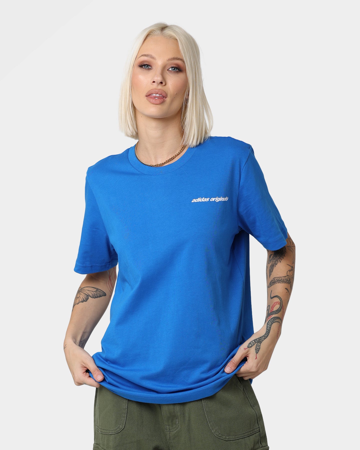 Adidas Yung Z T-Shirt for Men - Core Bluebird Casual Tee - Perfect for Gym, Running & Everyday Wear