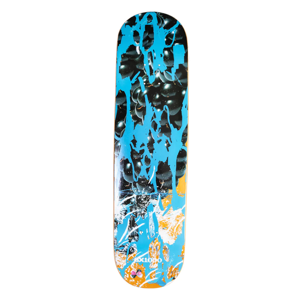 GX1000 Splash Deck Skateboard | 8.25 Inch Professional Skateboard Deck for Street & Park Skating | Durable 7-Ply Maple Wood Construction | Perfect for Tricks, Commuting & Skatepark Sessions