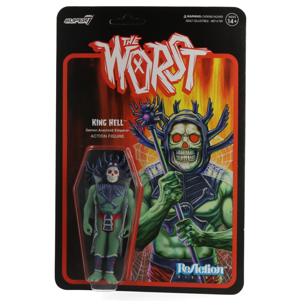 King Hell The Worst ReAction Figure - Vintage-Style Collectible Toy for Horror & Pop Culture Fans - Perfect for Display, Gifts & Action Scenes