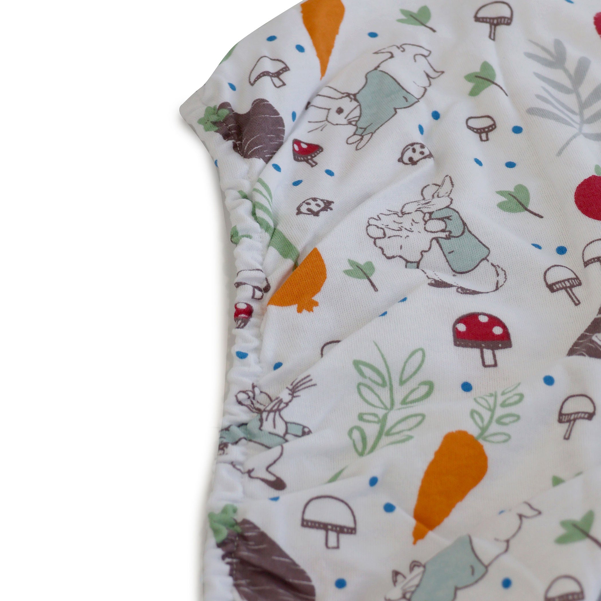 Peter Rabbit 'New Adventure' Co Sleeper & Bedside Sleeper Jersey Fitted Sheet - Soft Blue Cotton Crib Sheet for Baby Bassinet - Perfect for Nursery, Travel & Overnight Stays