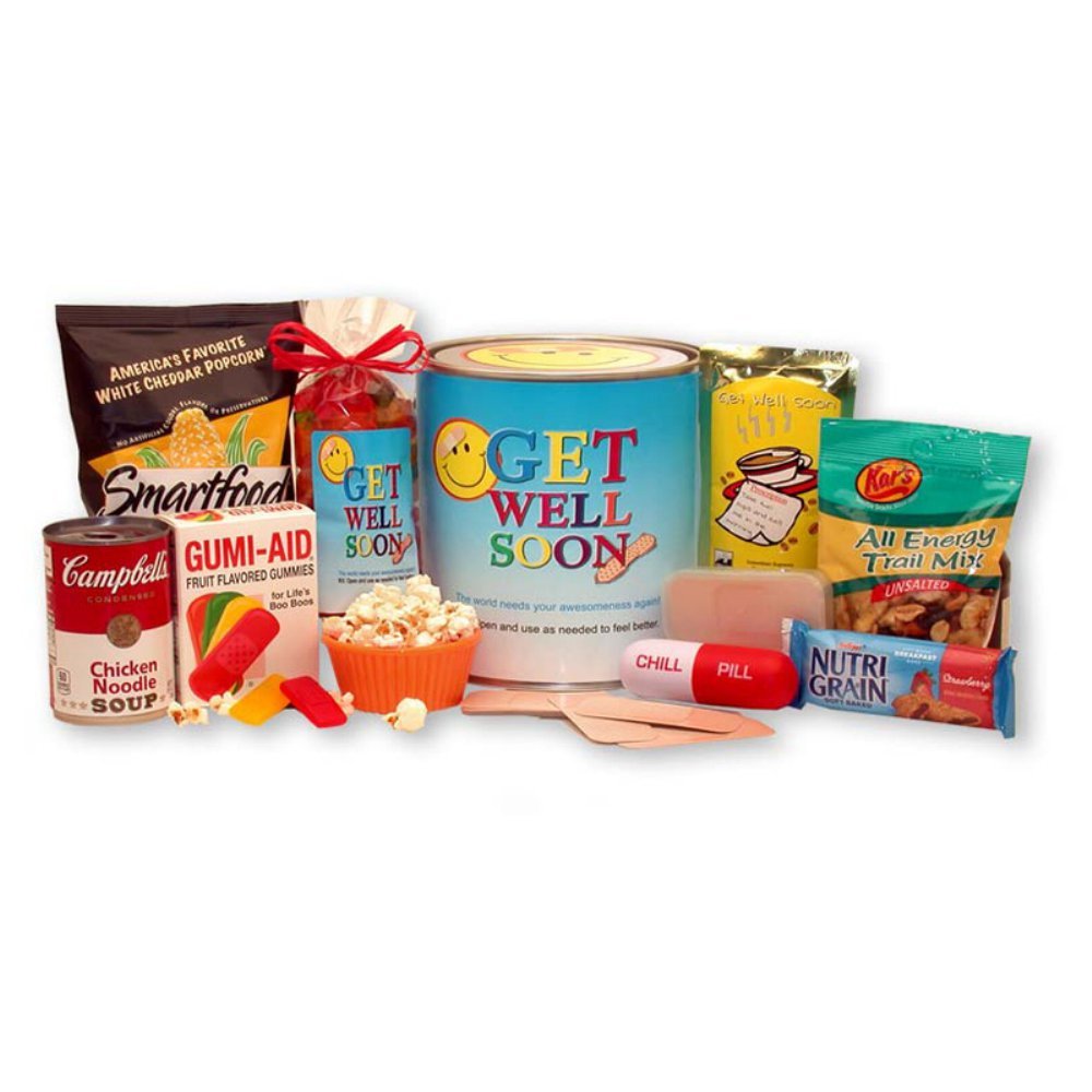 Premium Get Well Soon Gift Basket - Thoughtful Care Package for Hospital Patients & Recovery - Fast Drop Shipping USA