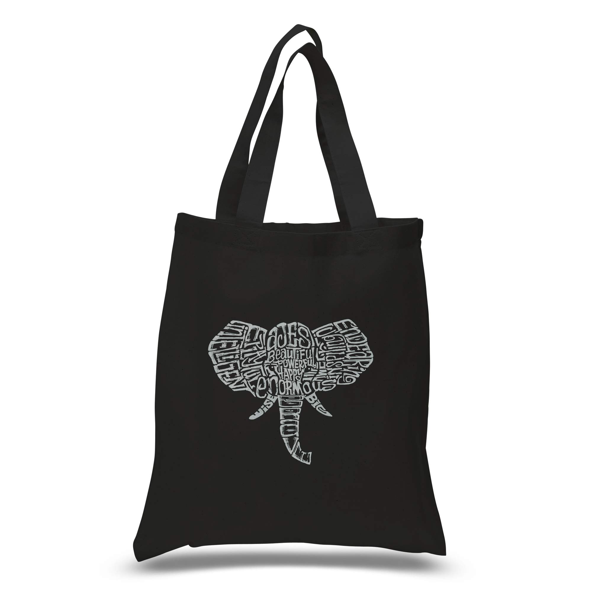 LA POP ART Small Word Art Tote Bag - Stylish & Durable Canvas Shopping Bag for Women | Perfect for Groceries, Beach Trips & Everyday Use
