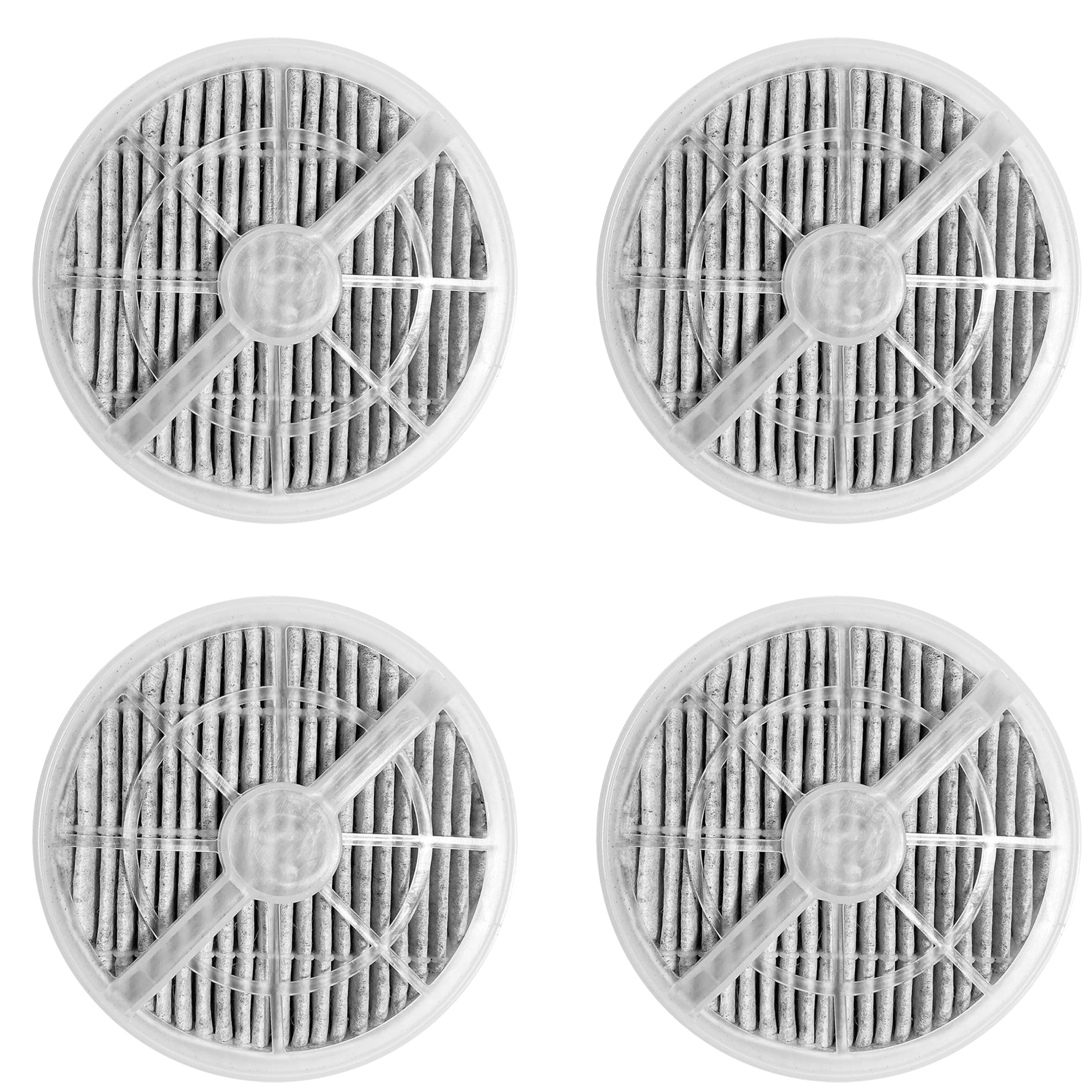 True HEPA Replacement Filters with Activated Carbon - Compatible with Fridababy, Meleden, RIGOGLIOSO GL-2103, JINPUS & LTLKY 900S Air Purifiers - Pack of 4 - Ideal for Allergy Relief, Pet Dander & Smoke Removal in Home & Nursery