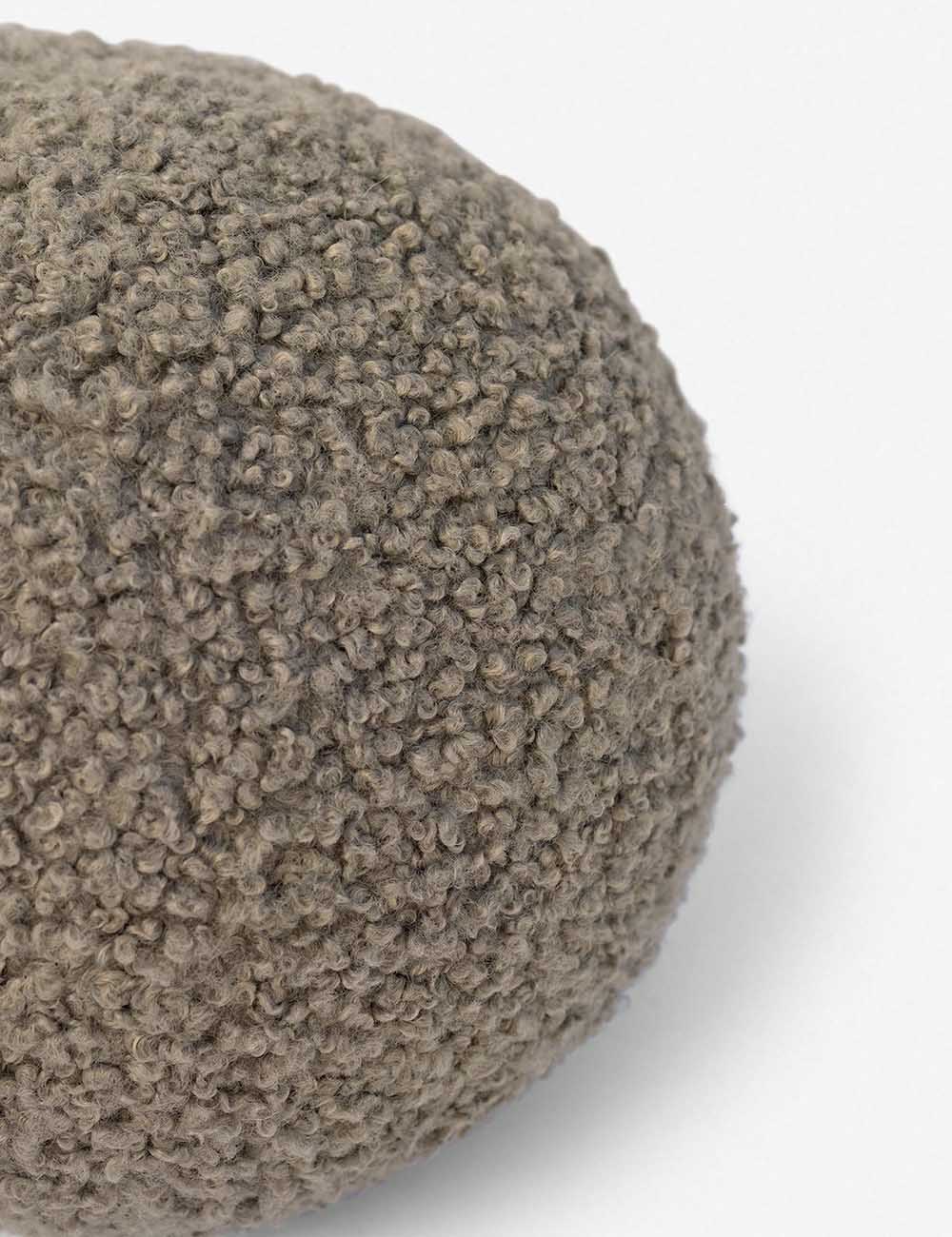 Bouclé Ball Pillow by Sarah Sherman Samuel - Soft Knit Decorative Throw Pillow for Living Room, Bedroom, Nursery - Stylish Home Decor Accent for Sofa, Chair, or Bed