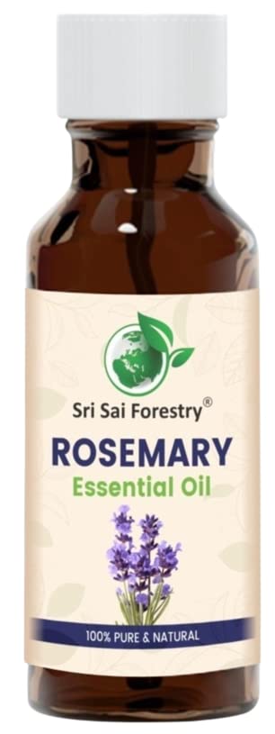 Nilgiri Hills 100% Pure Organic Rosemary Essential Oil - 40ml | Promotes Hair Growth, Skin Care & Aromatherapy | Perfect for Massage, Diffusers & DIY Beauty Products