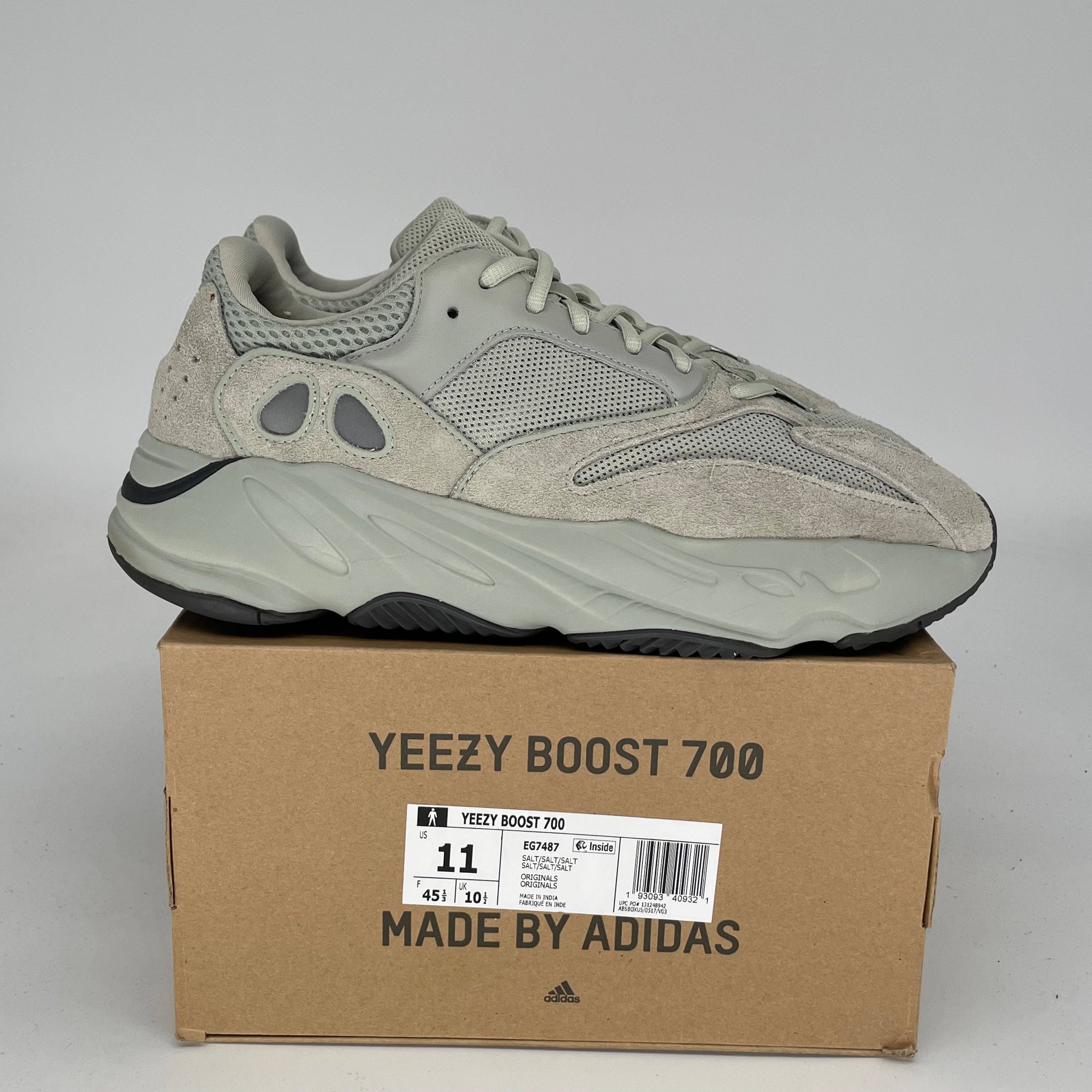 Adidas Yeezy Boost 700 'Salt' Sneakers - Men's Size 11 (EG7487) | Comfortable Running Shoes for Casual Wear & Street Style Fashion