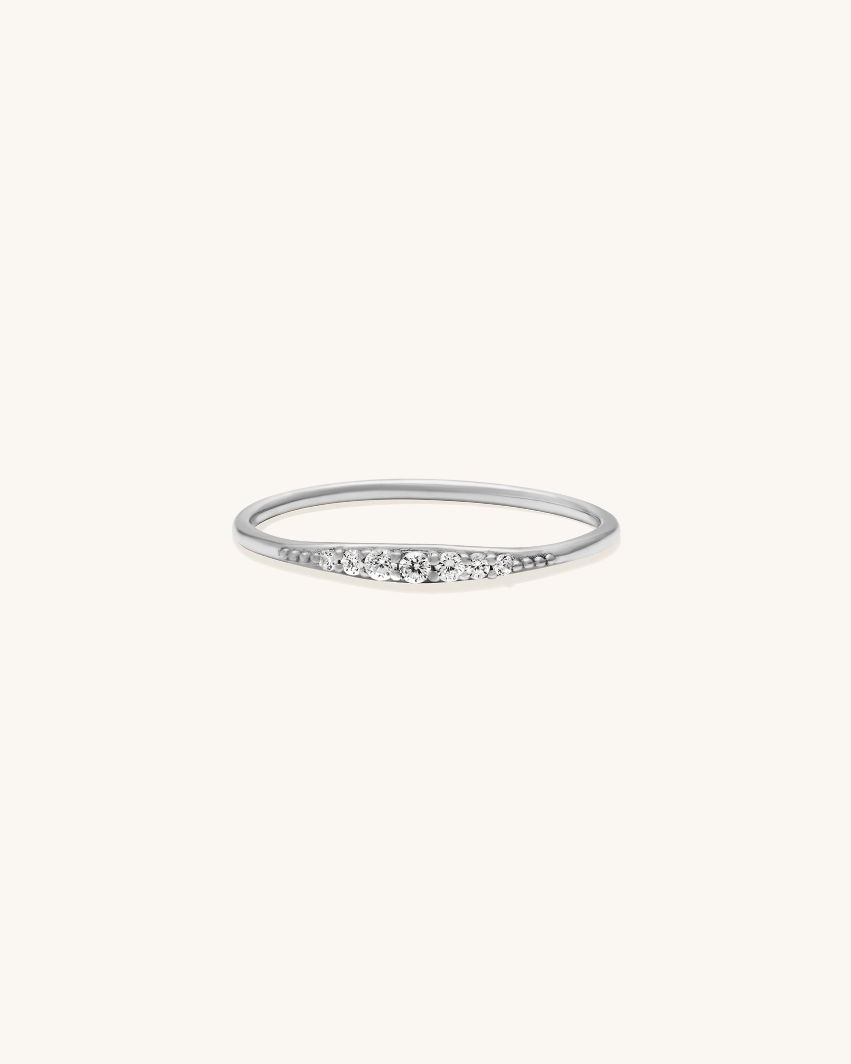 Era Ring Silver - Elegant Sterling Silver Ring for Women, Minimalist Stackable Band, Perfect for Everyday Wear, Gifts & Special Occasions