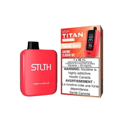 STLTH Titan MAX 50K Disposable Vape - 50000 Puffs, 30mL E-Liquid, Long-Lasting Vaping Device for Adults | Perfect for Travel, Parties & On-the-Go Use (Ontario)
