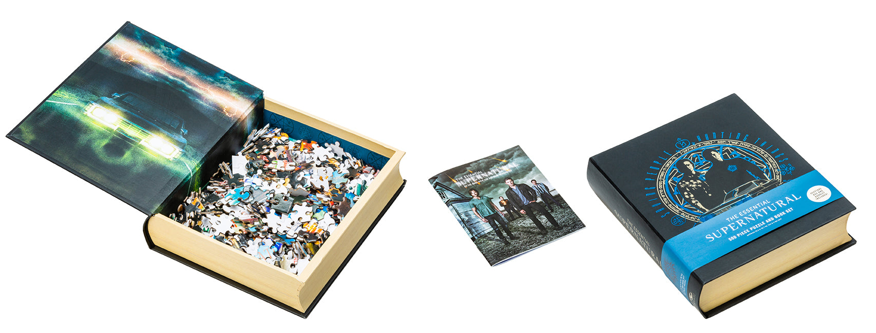 Supernatural Puzzle and Book Set - Mystery Adventure Game for Teens & Adults | Perfect for Halloween, Gifts & Family Game Night