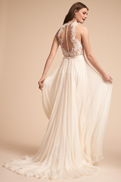 Catherine Deane Delia Skirt | Women's Flowy Midi Skirt with Side Slit | Elegant A-Line Skirt for Wedding, Party & Special Occasions