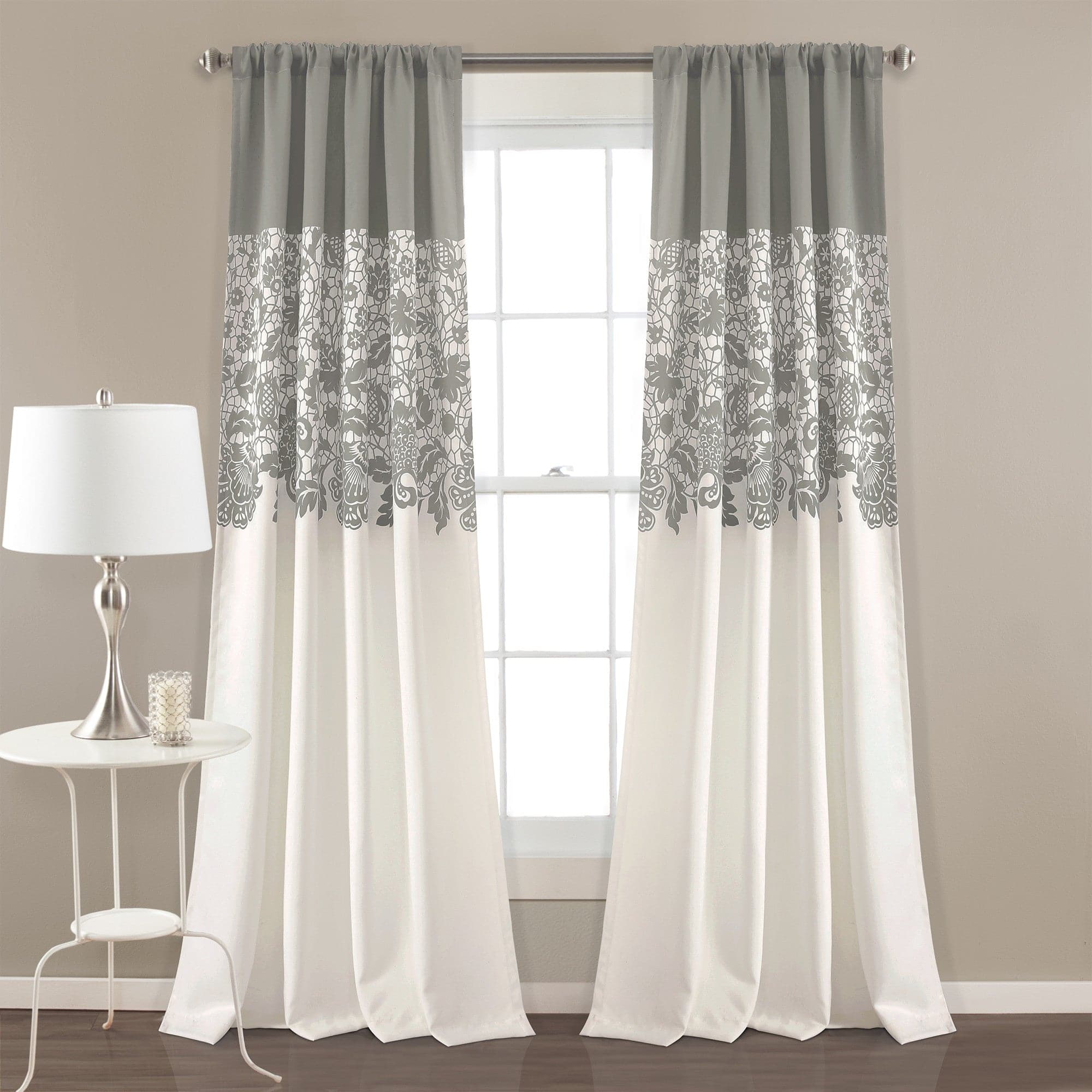 Blackout Curtains for Living Room & Bedroom - Estate Garden Print Window Drapes with Room Darkening & Thermal Insulation - Perfect for Home Decor, Privacy & Light Control