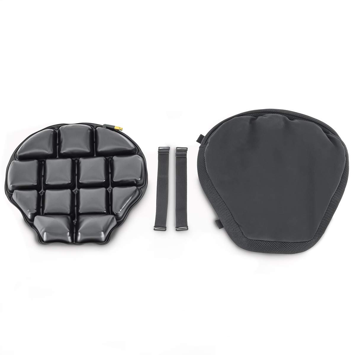 Moto Guzzi V85 TT Air Seat Cushion - Comfortable Black Motorcycle Seat Pad for Long Rides & Adventure Touring