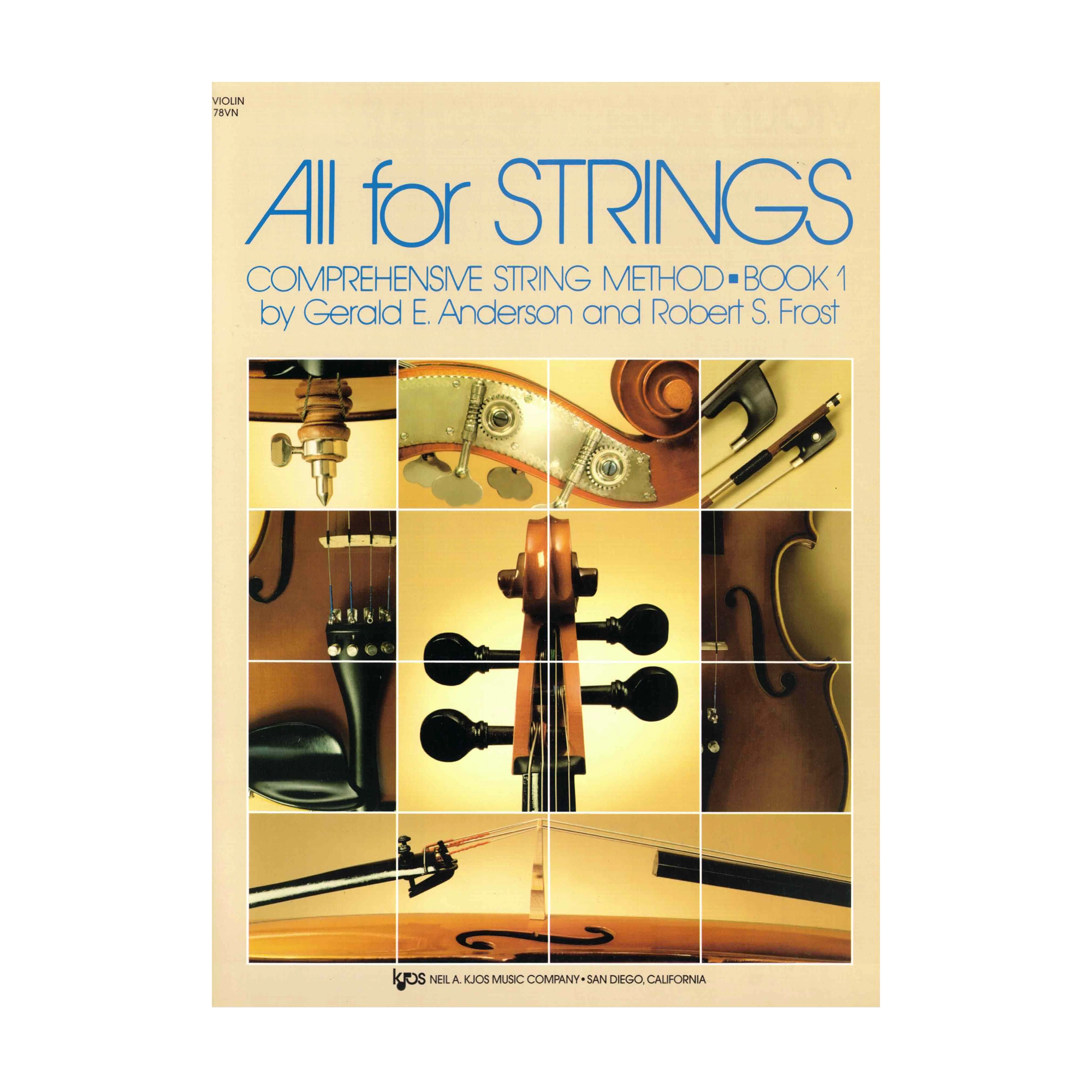 All For Strings Book 1: Comprehensive Violin Method for Beginners - Perfect for Music Lessons, Practice & Orchestra Training