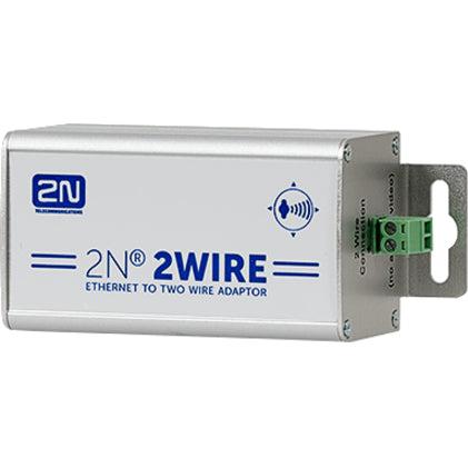 2N Telecommunications 2Wire Set of 2 Signal Converter Adapters - Aluminum Alloy for Clear Audio Transmission - Perfect for Office Conference Calls & Home VoIP Systems