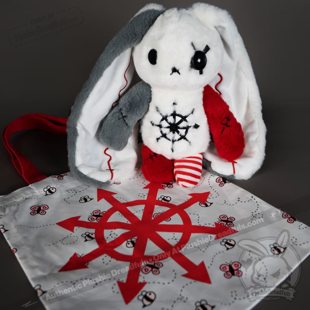 Plushie Dreadfuls ADHD Rabbit Stuffed Animal - Soft Plush Toy for Kids with ADHD, Anxiety Relief & Sensory Comfort | Perfect for Therapy, Bedtime & Emotional Support