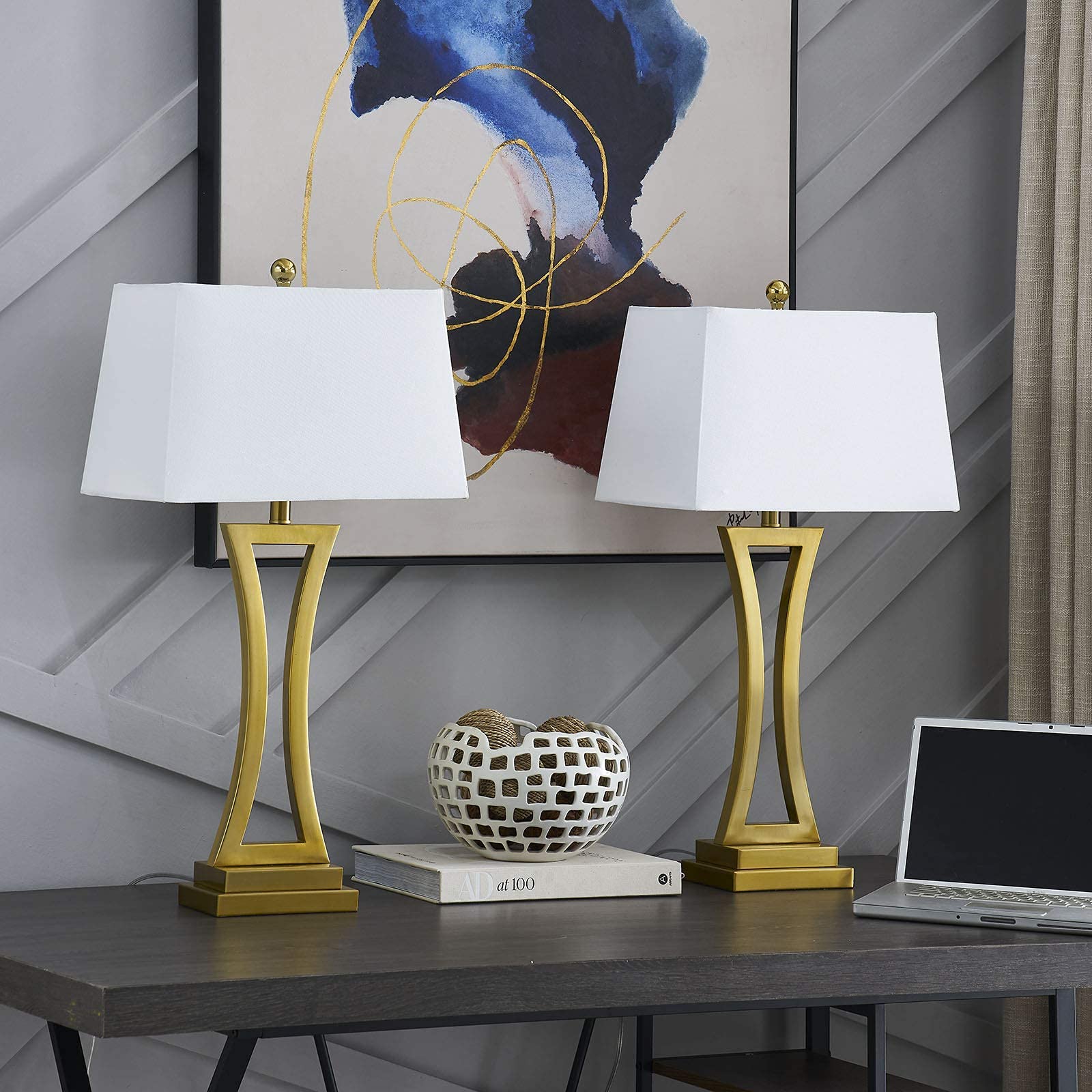 Maxax Contemporary Table Lamps Set of 2 - 30.75