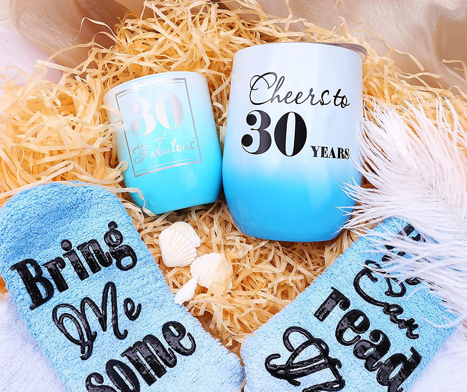 Best 30th Birthday Gifts for Women - Unique & Funny Dirty 30 Gift Ideas for Her - Perfect 30 Year Old Birthday Presents for Wife, Daughter, Sister - Great for Parties, Milestone Celebrations & Surprises