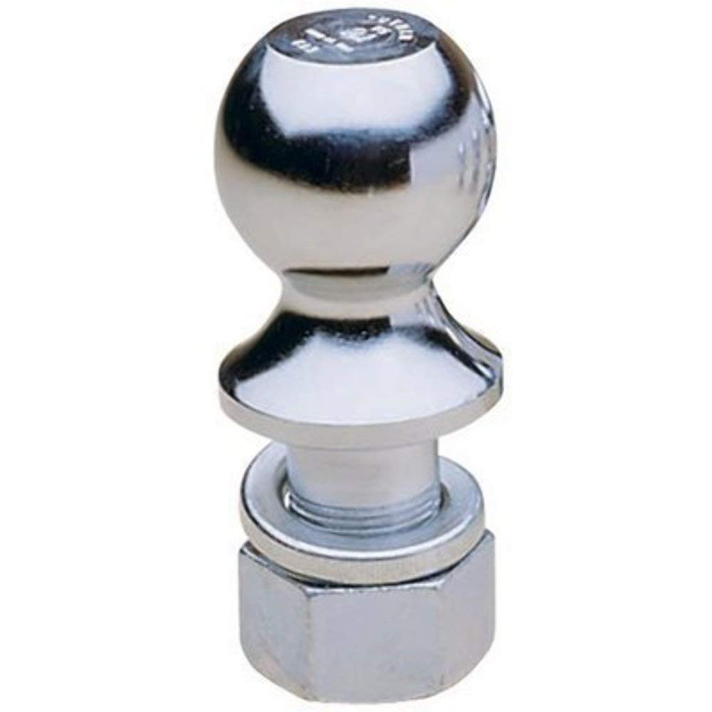 Buyers Products 1802131 2-Inch Hitch Ball - Heavy Duty Trailer Towing Accessory for Trucks, SUVs & RVs - Perfect for Hauling Trailers, Boats & Campers