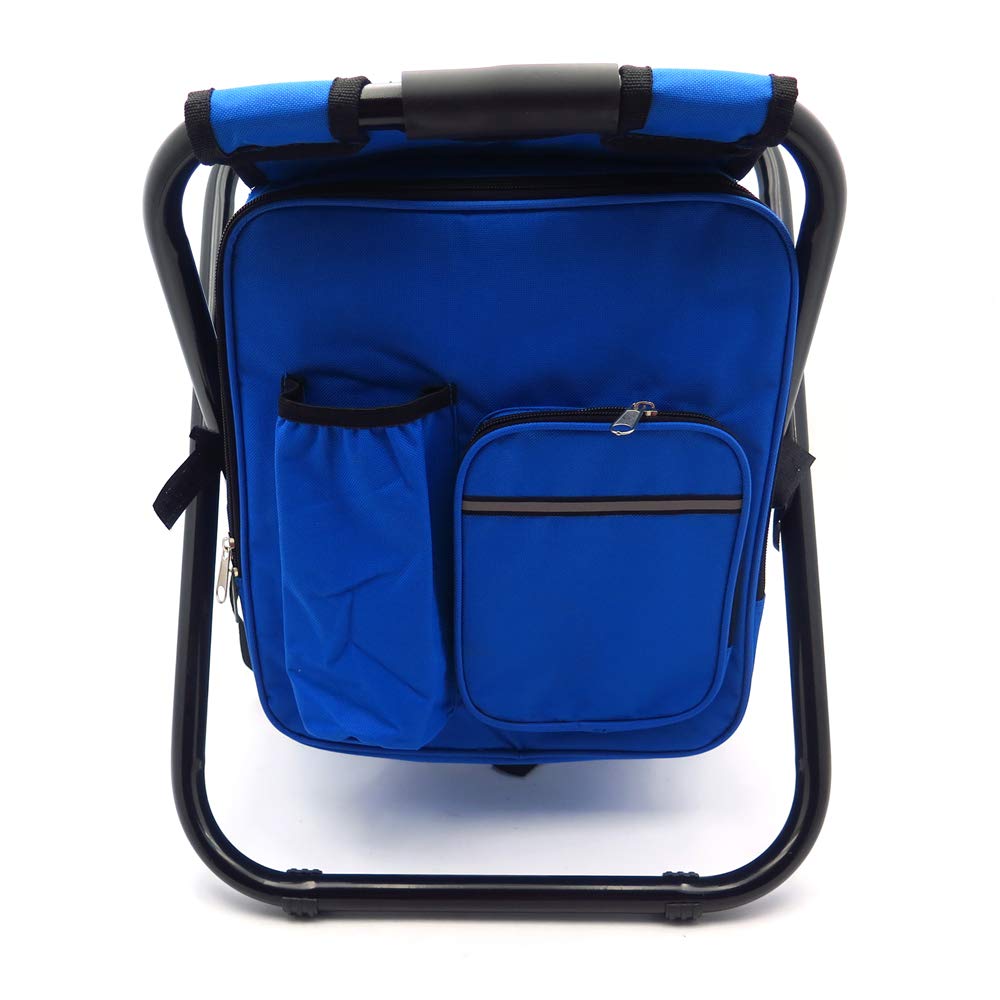 XKMT Portable Folding Camping Chair - Lightweight Fishing Stool with Carry Bag for Outdoor Travel, Beach, Picnic & Backpacking - Compact & Durable for Hiking, Camping Trips and Beach Relaxation