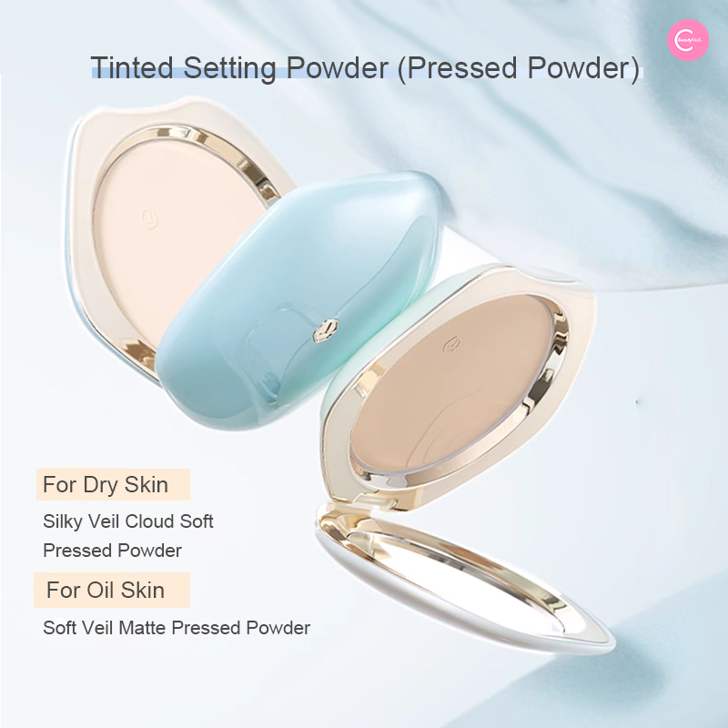 TIMAGE Soft Focus Airy Veil Powder Compact - Lightweight Loose Setting Powder for Flawless Matte Finish | Perfect for Daily Makeup & Photo Shoots