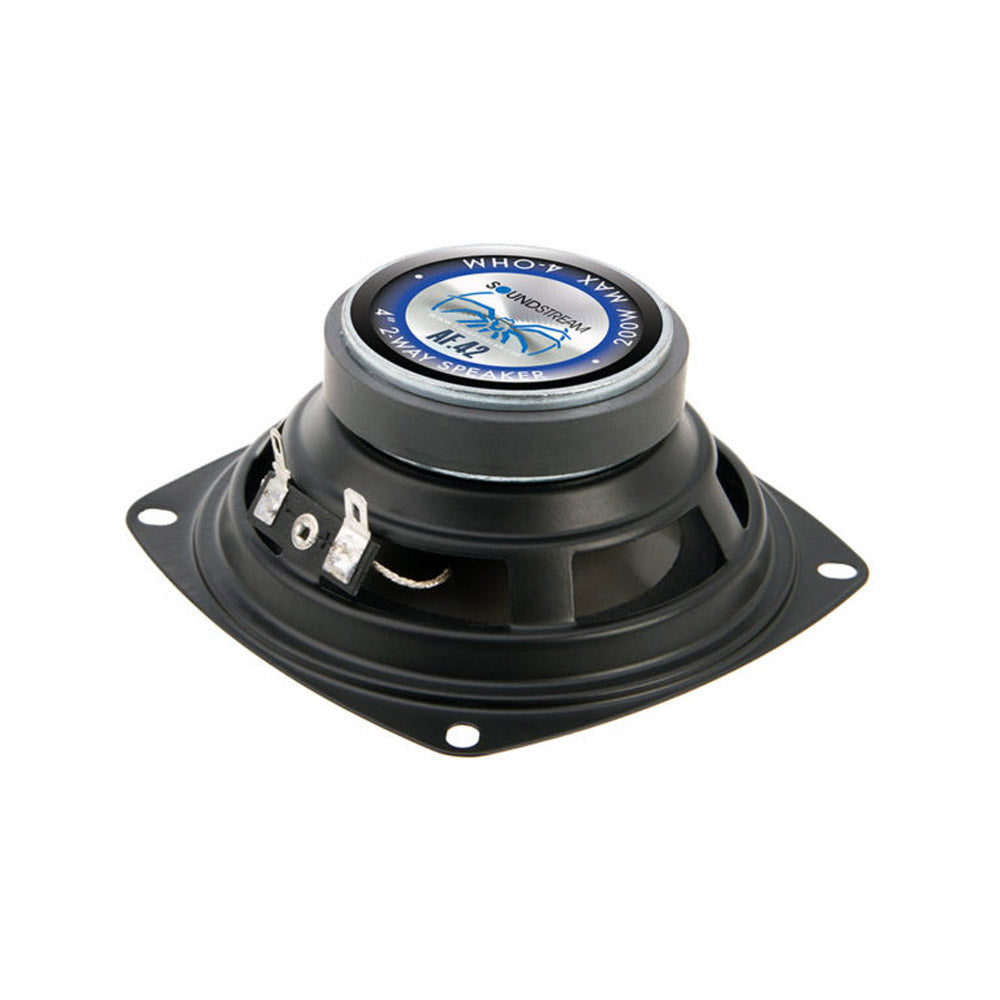 Soundstream AF.42 Arachnid Series 4 Inch 2-Way Car Speakers - High Performance Audio for Cars, Trucks & SUVs - Perfect for Upgrading Factory Sound System