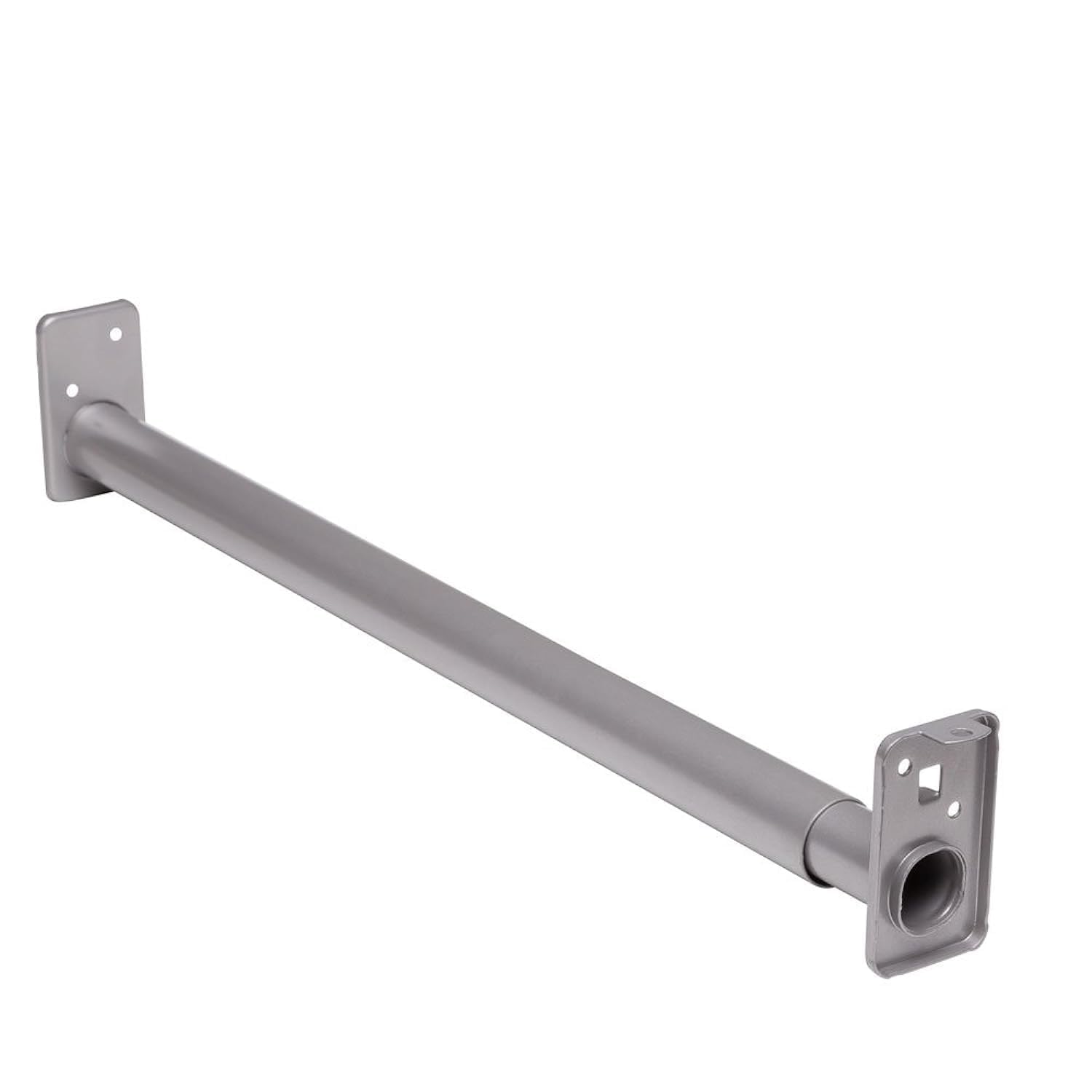 Knape & Vogt Closet Pro HD RP0022-18/30 Adjustable Closet Rod - 18 to 30 Inches, Platinum Finish - Heavy Duty Closet Organizer for Bedroom, Walk-in Closet & Storage Organization