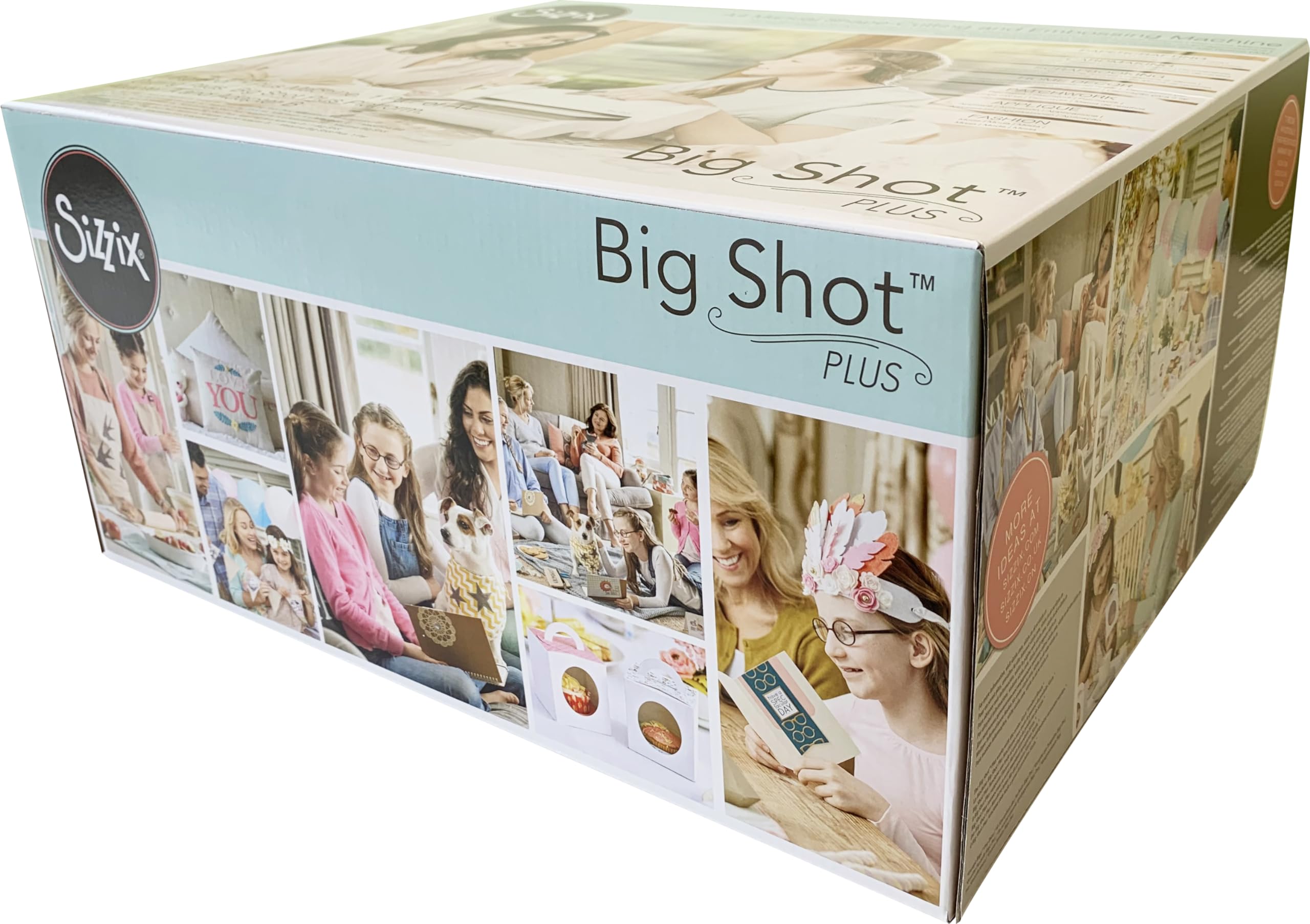Sizzix Big Shot Plus Die Cutting Machine - Perfect for Scrapbooking, Card Making & DIY Crafts | Compatible with Thin Dies & Embossing Folders