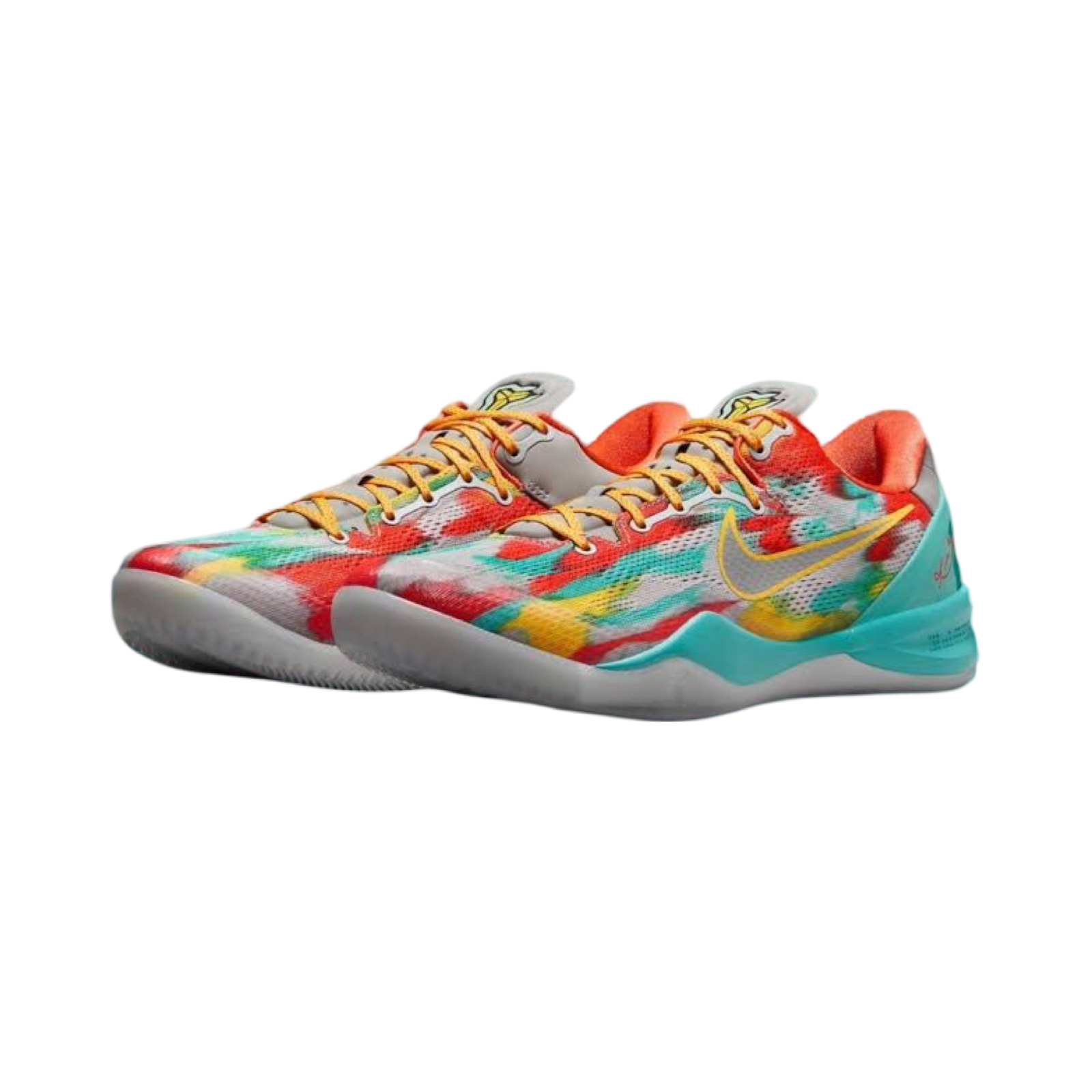 Kobe 8 Protro Venice Beach 2024 Basketball Shoes - Stadium Grey & Metallic Silver | Performance Sneakers for Men's Basketball & Streetwear Fashion