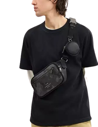 Coach Elias Belt Bag in Signature Camo Print - Stylish Crossbody Fanny Pack for Women | Perfect for Travel, Shopping & Everyday Use