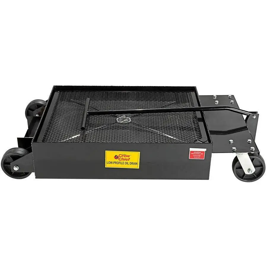 JohnDow Low Profile Portable Oil Drain with Optional Self Evacuation Kit - 17 Gallon Capacity for Easy Automotive Oil Changes | Perfect for DIY Mechanics & Professional Garages